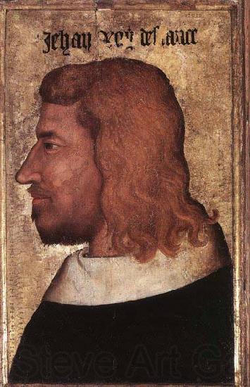 unknow artist Portrait of Jean le Bon, King of France Spain oil painting art